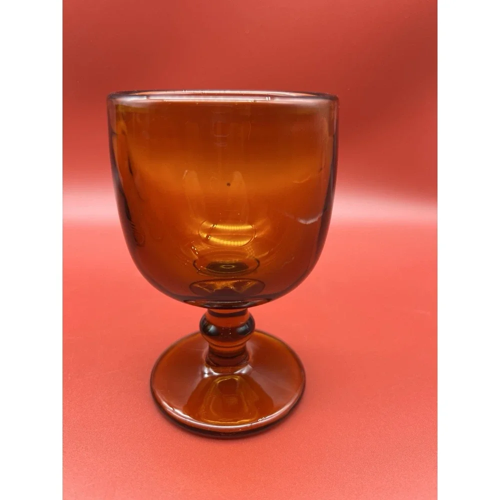 MCM Imperial Hoffman House Amber 6 oz Cocktail Glass 4.5